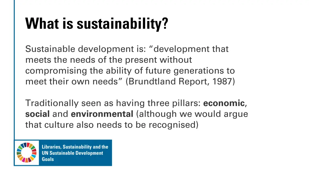 what is sustainability