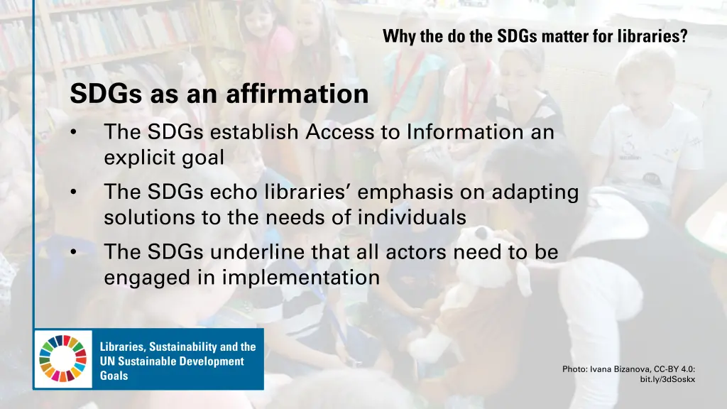 why the do the sdgs matter for libraries 1