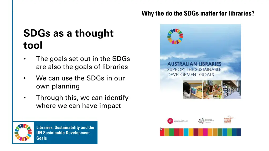 why the do the sdgs matter for libraries 4