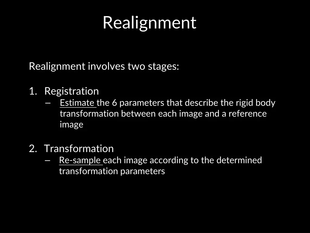 realignment