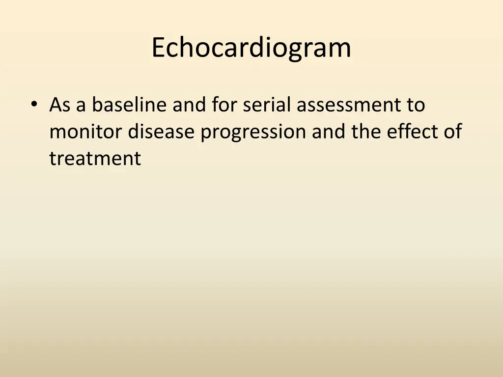 echocardiogram