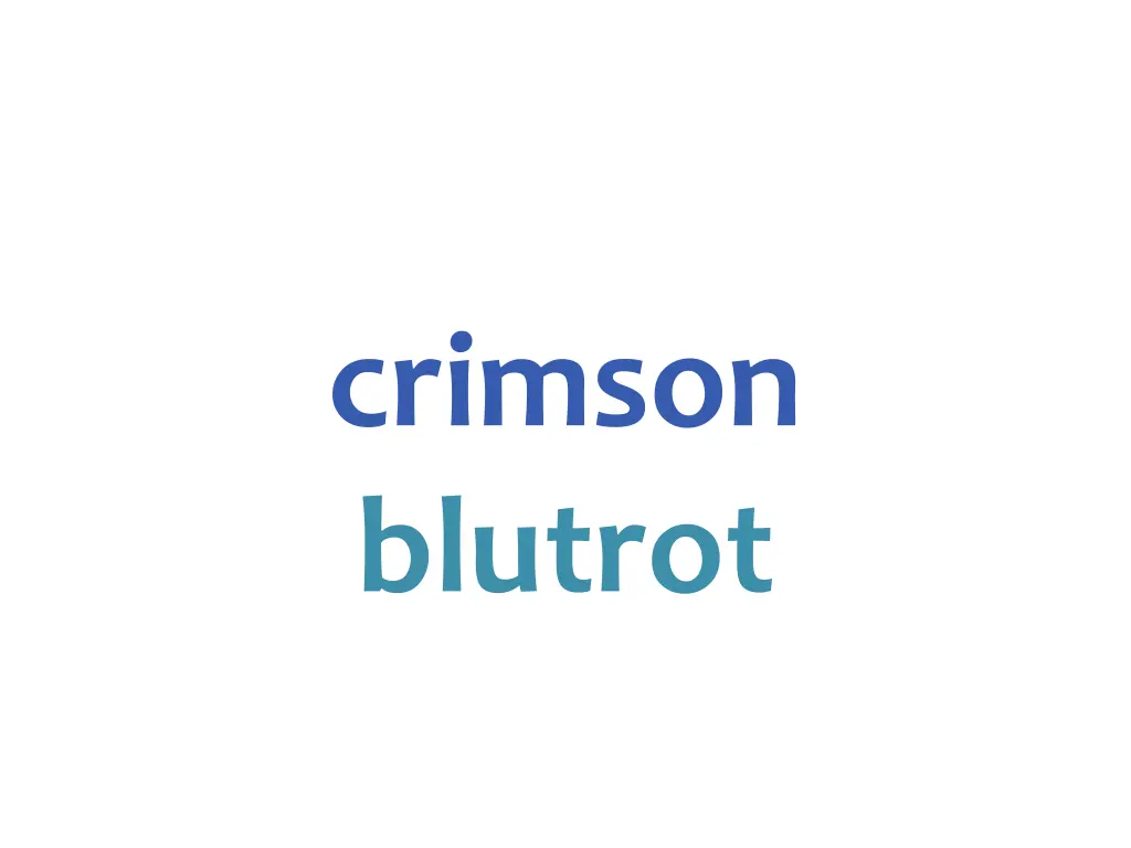 crimson blutrot
