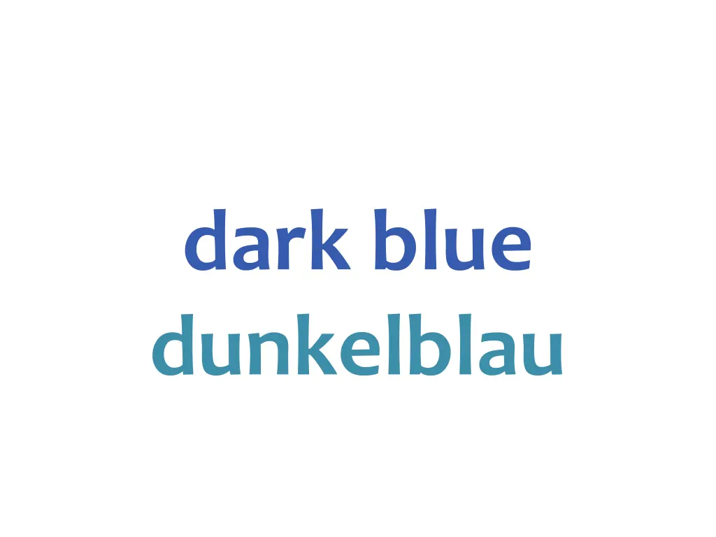 dark blue dunkelblau