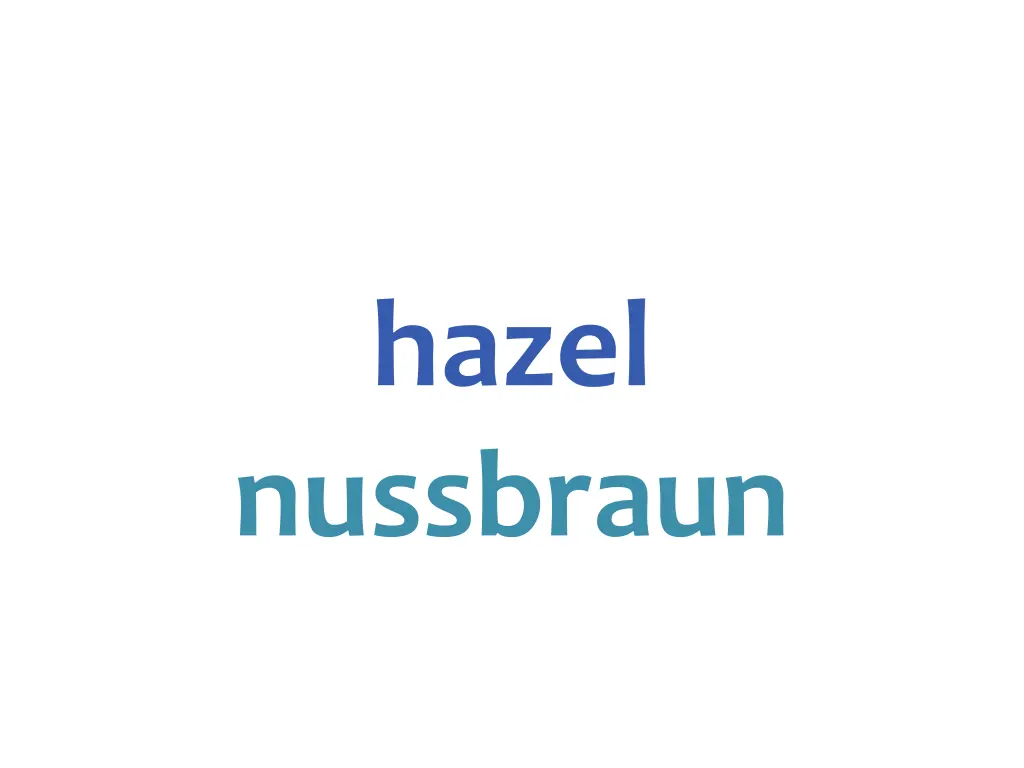 hazel nussbraun