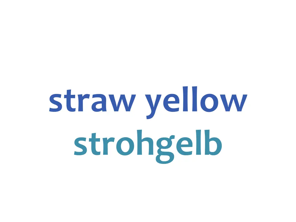 straw yellow strohgelb