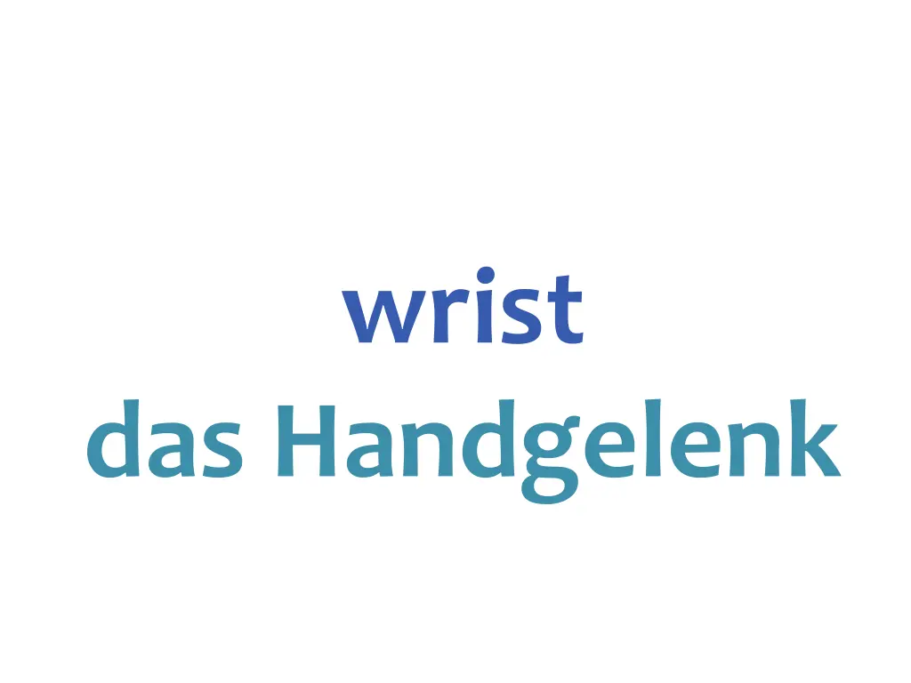 wrist
