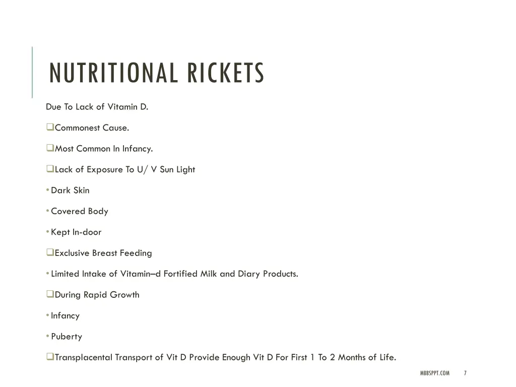 nutritional rickets