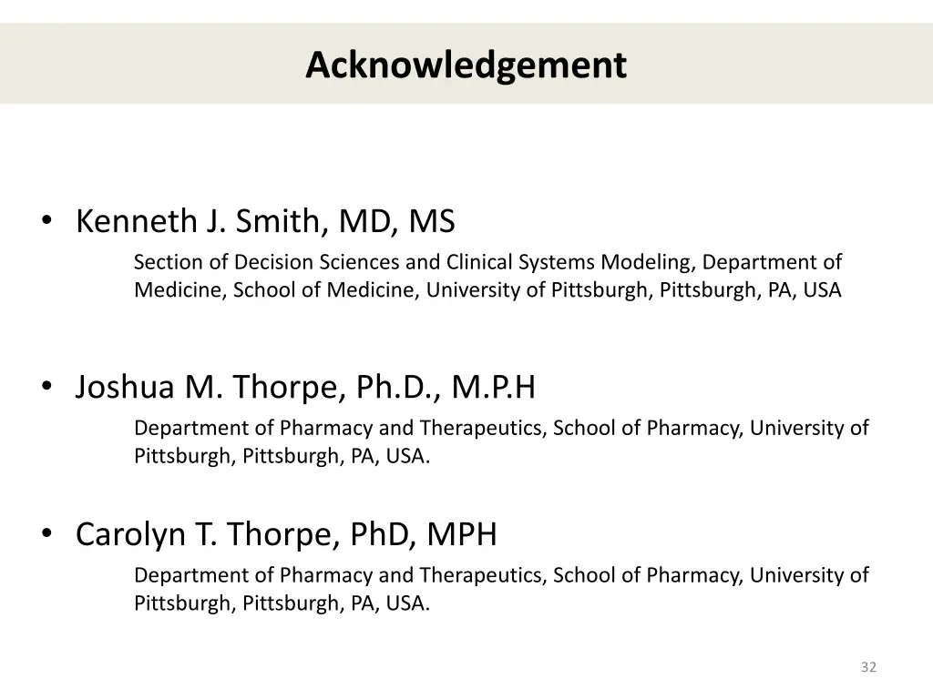 acknowledgement