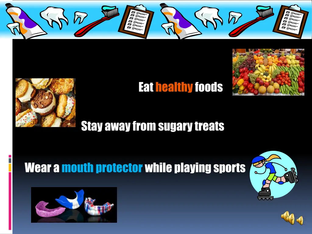 eat healthy foods