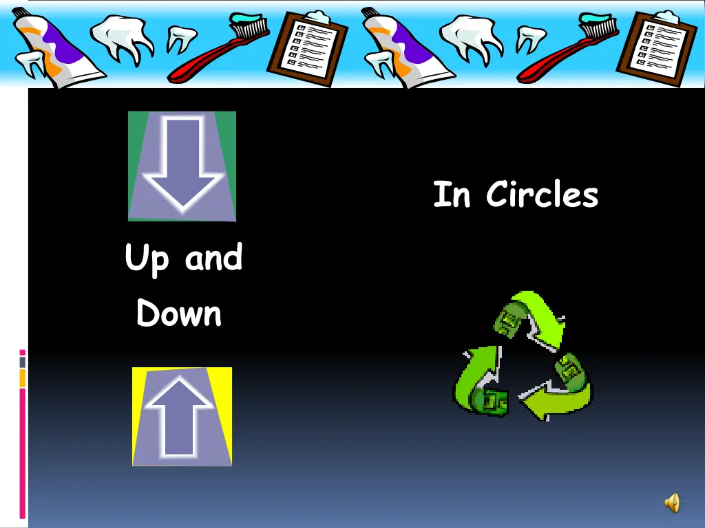 in circles