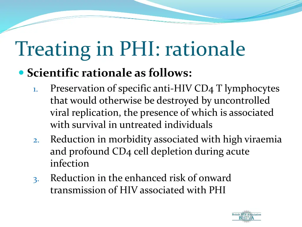 treating in phi rationale