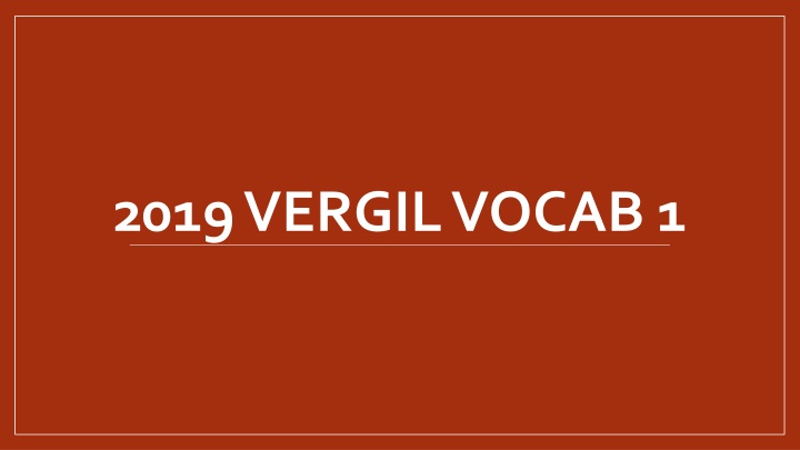 2019 vergil vocab 1