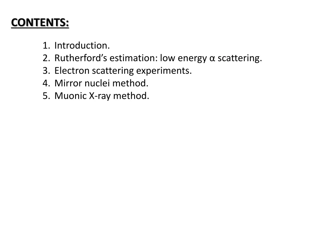contents