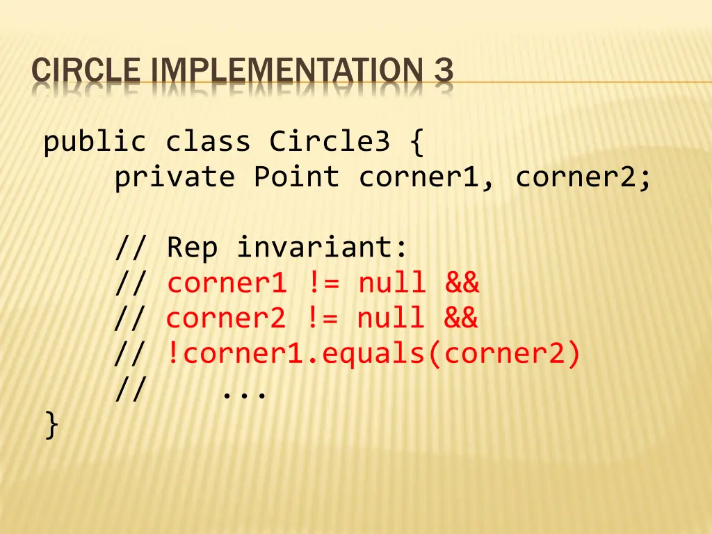 circle implementation 3 1