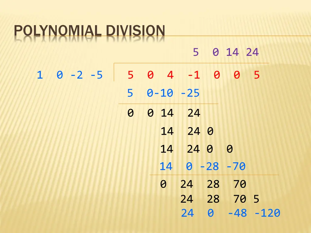 polynomial division 13
