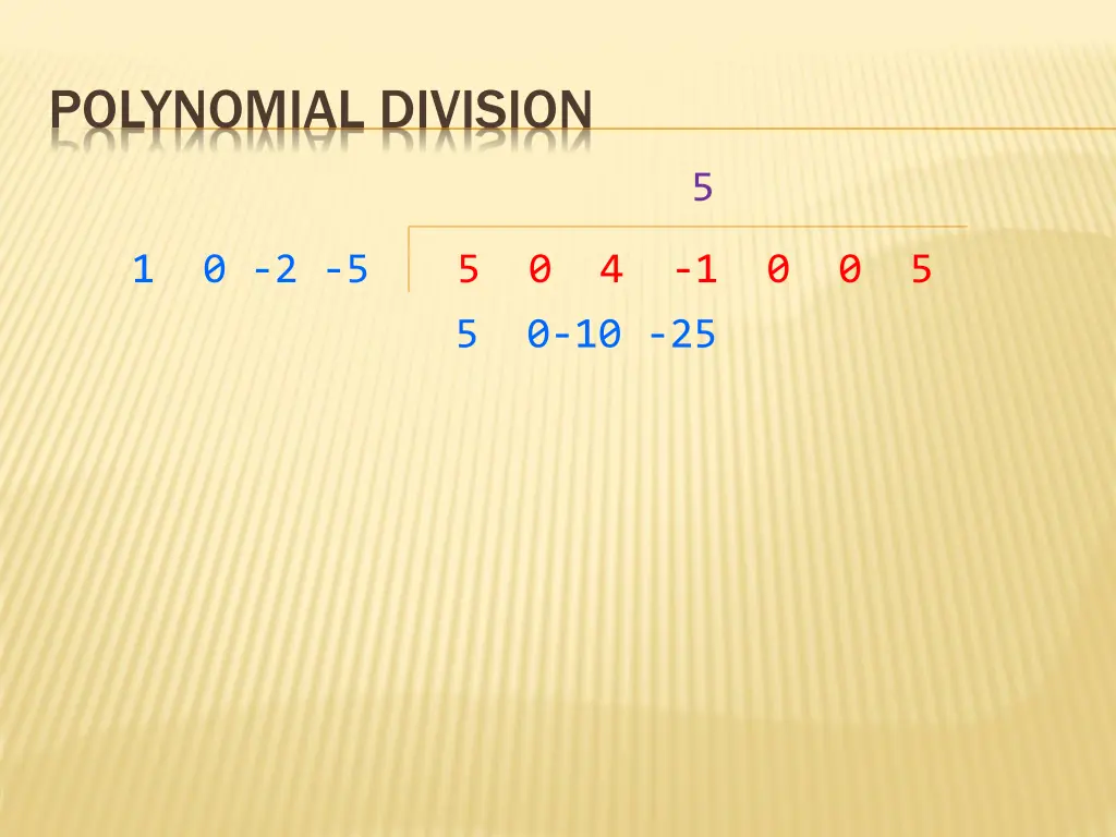 polynomial division 4