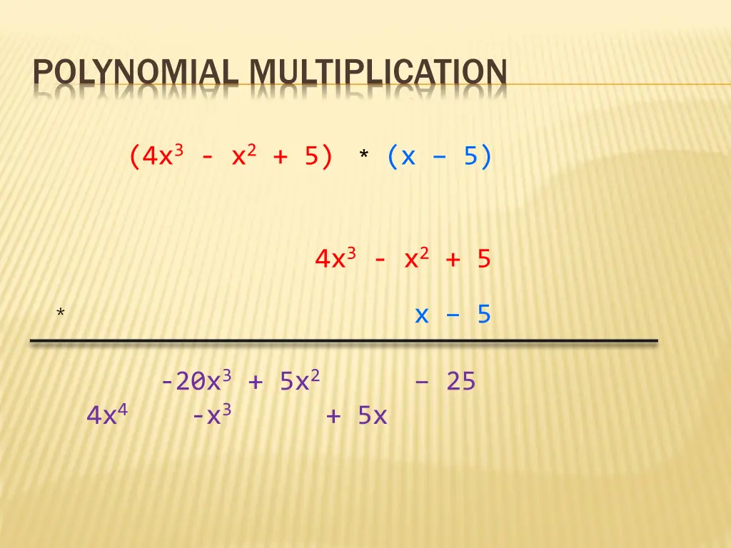 polynomial multiplication 3