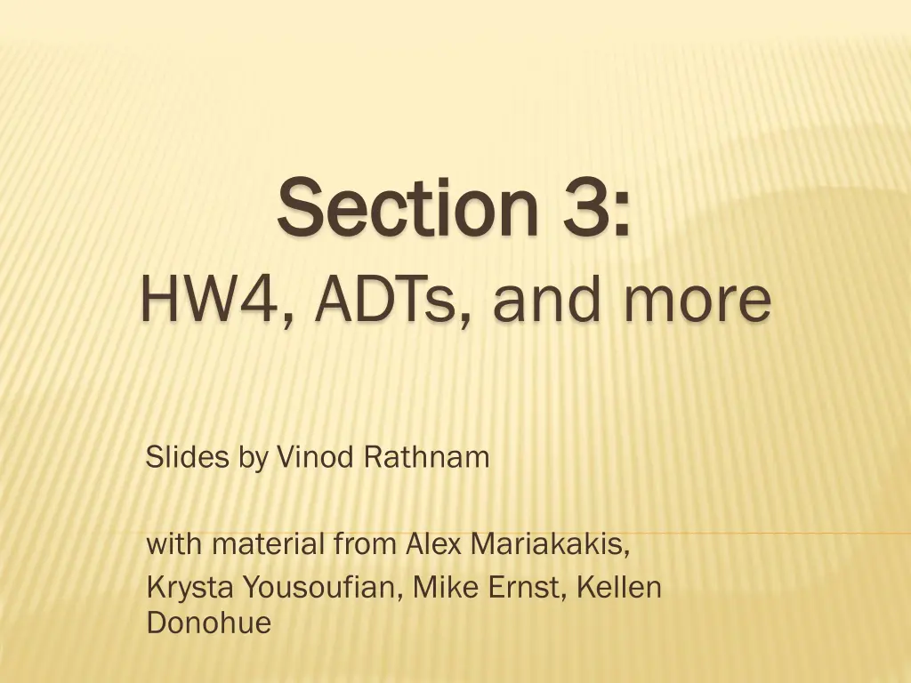 section 3 section 3 hw4 adts and more