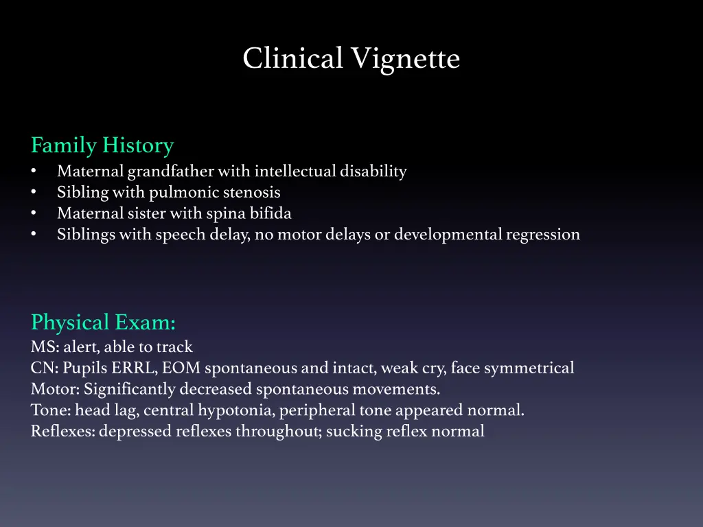 clinical vignette 1