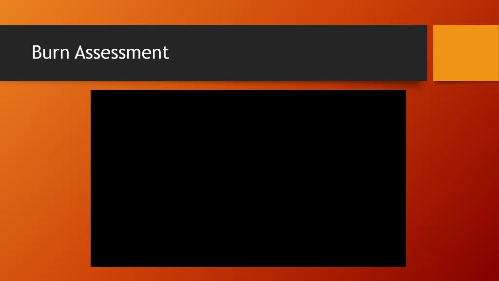 burn assessment