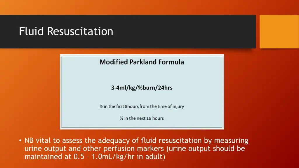 fluid resuscitation