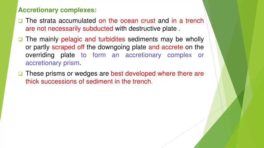 accretionary complexes