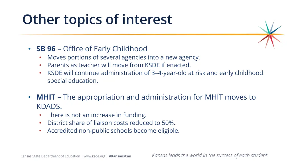 other topics of interest