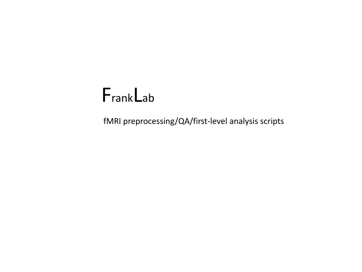 f rank l ab
