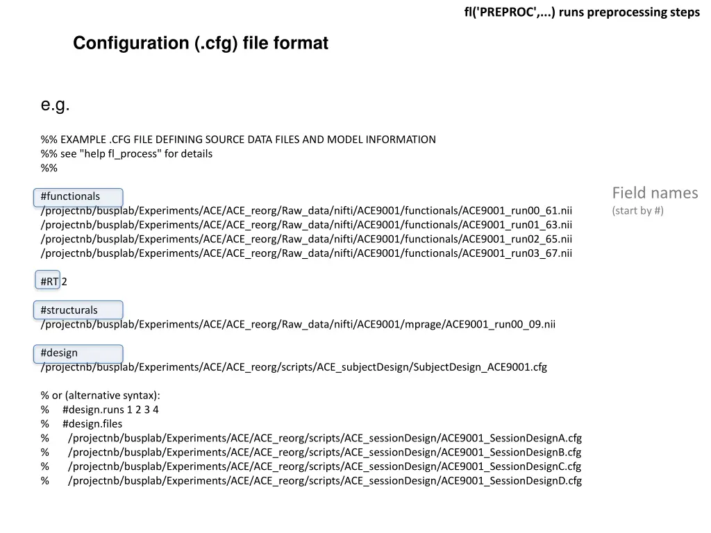 fl preproc runs preprocessing steps 1