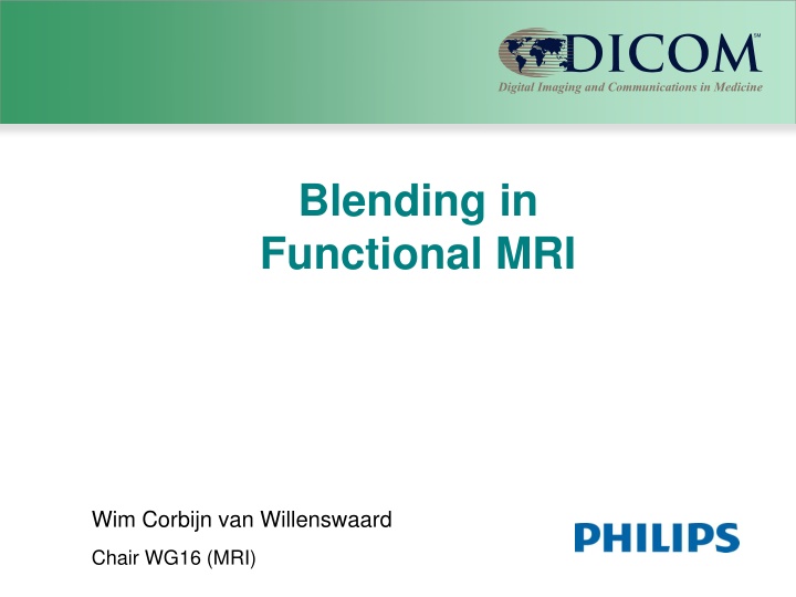 blending in functional mri