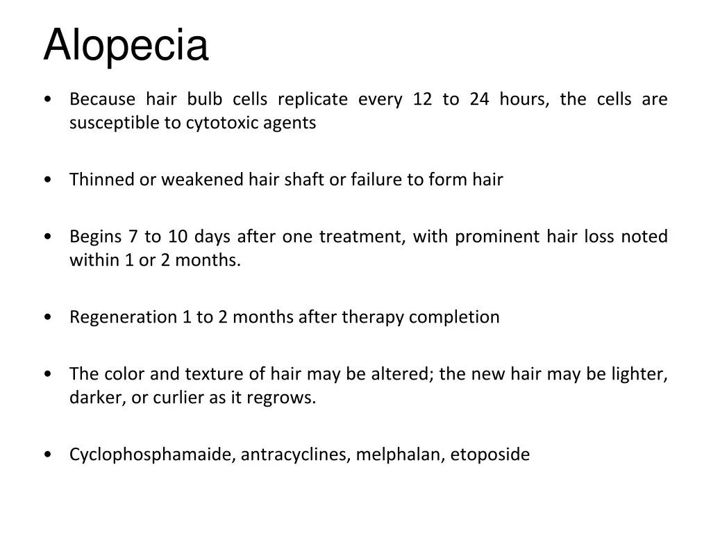 alopecia