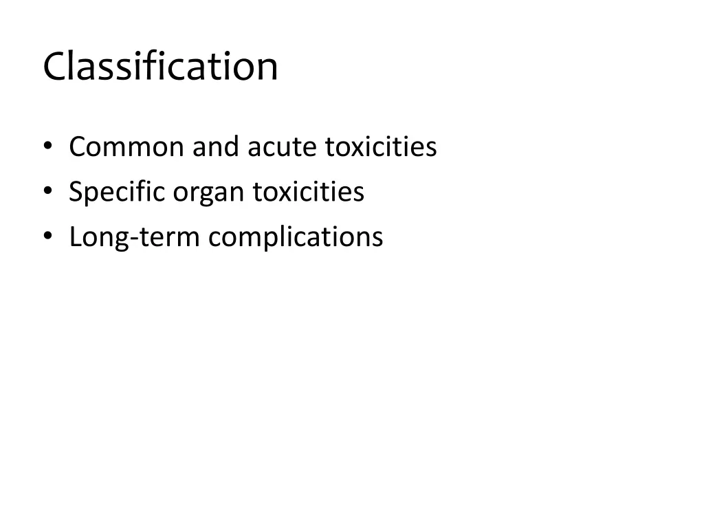 classification