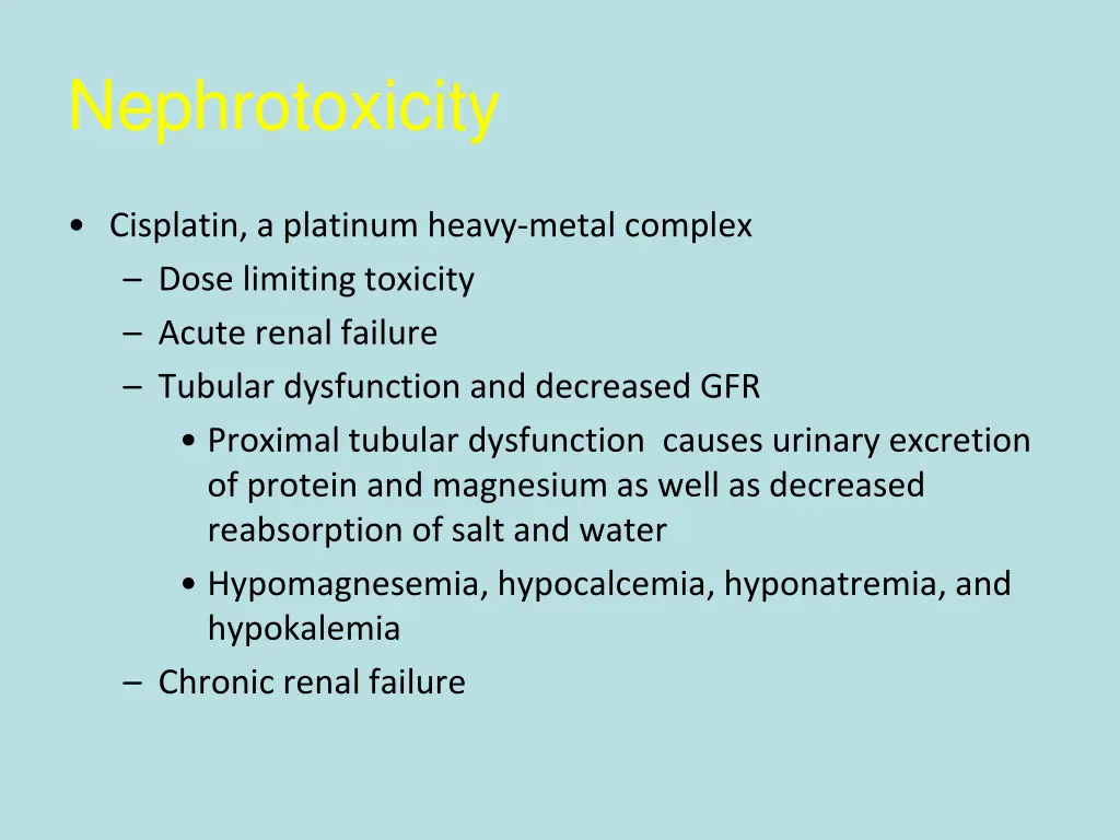 nephrotoxicity
