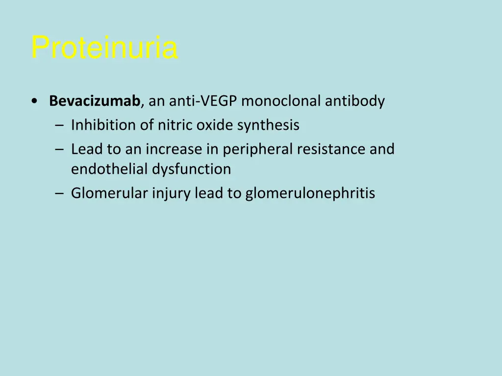 proteinuria