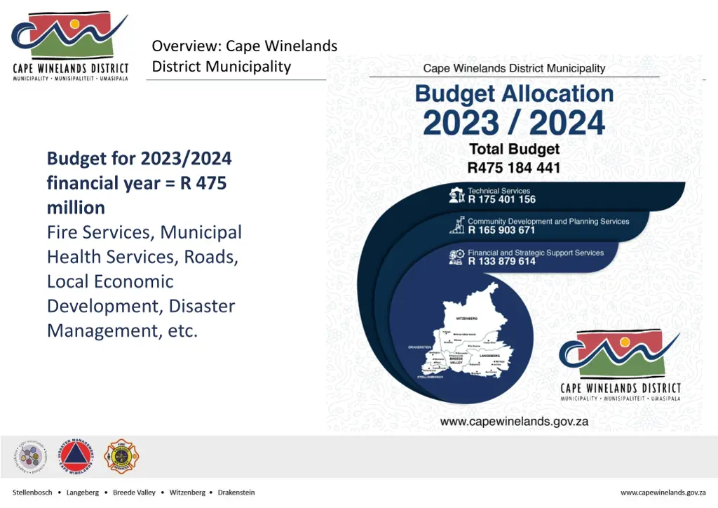 overview cape winelands district municipality