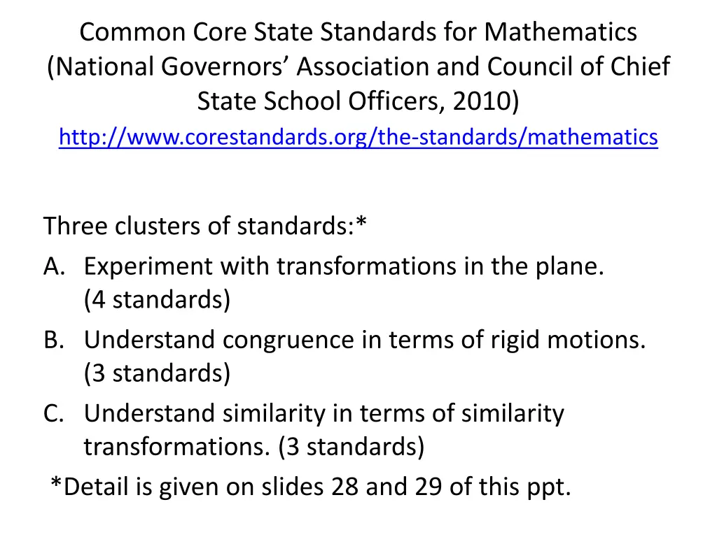 common core state standards for mathematics