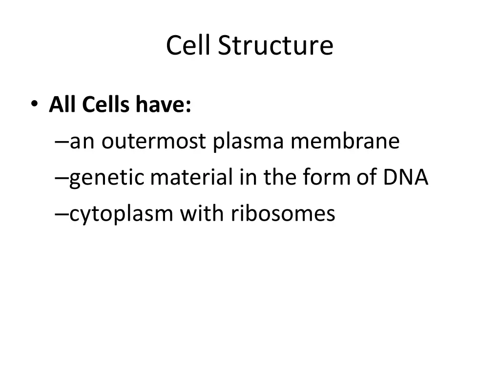 cell structure
