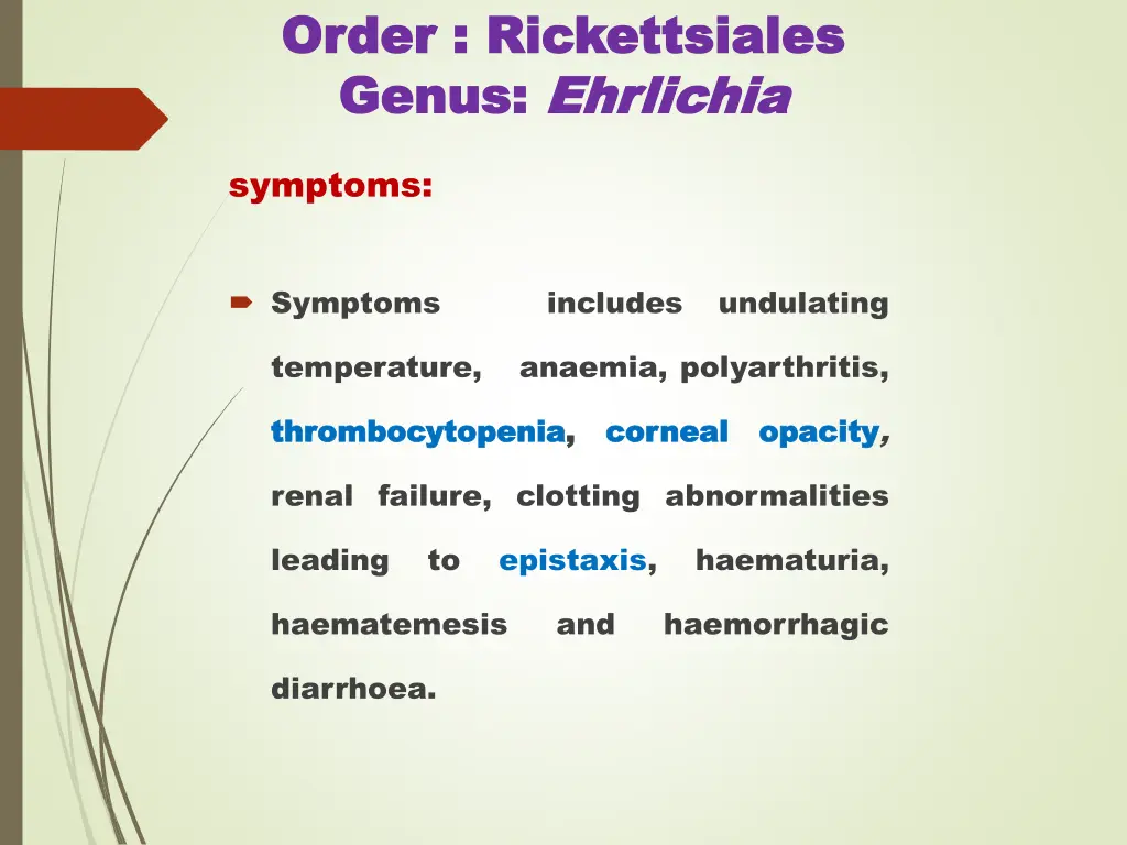 order order rickettsiales rickettsiales genus 3