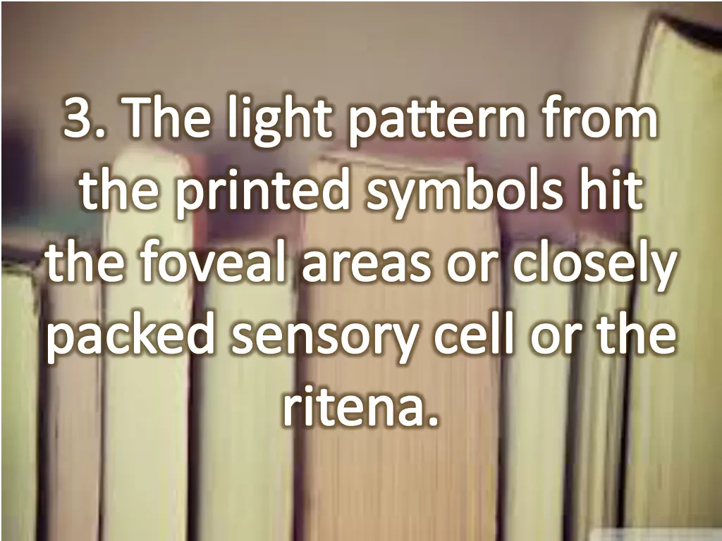 3 the light pattern from the printed symbols