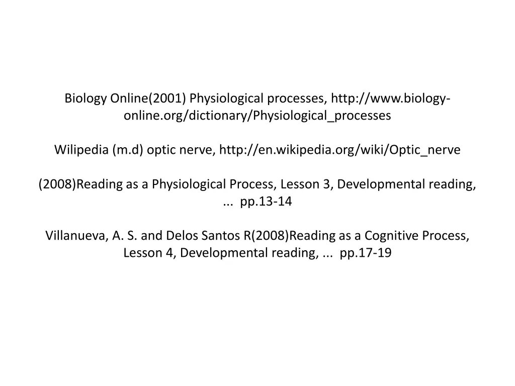 biology online 2001 physiological processes http