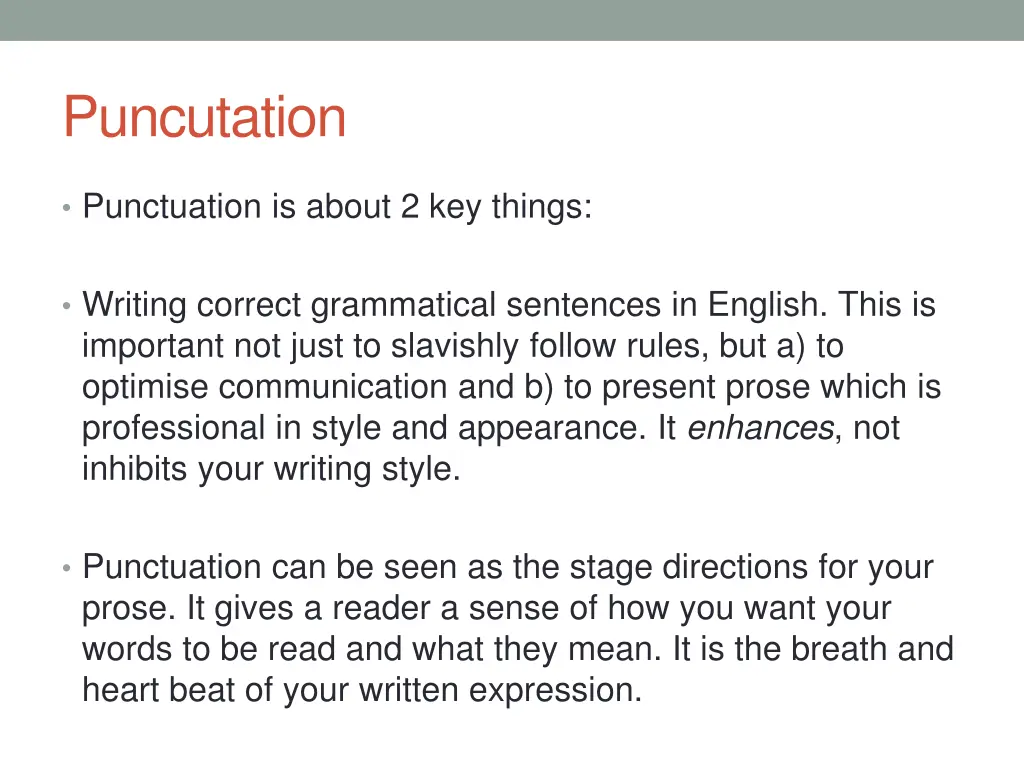 puncutation 1