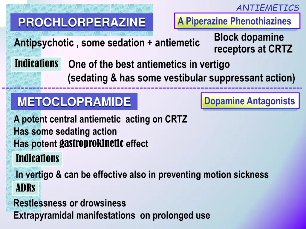 antiemetics 1