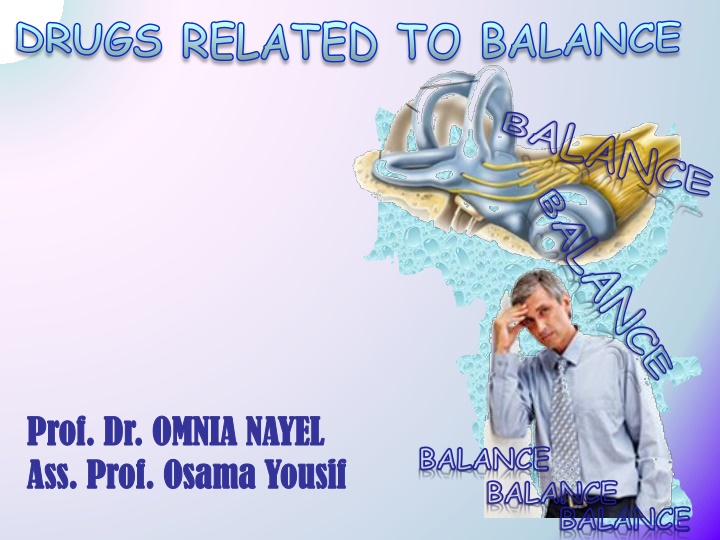 drugs related to balance