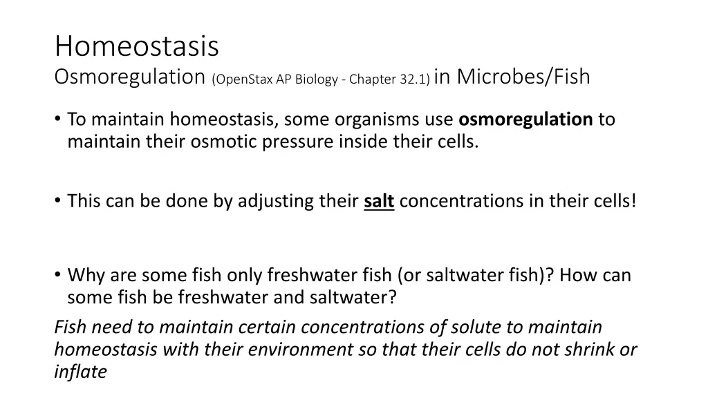 homeostasis osmoregulation openstax ap biology 1