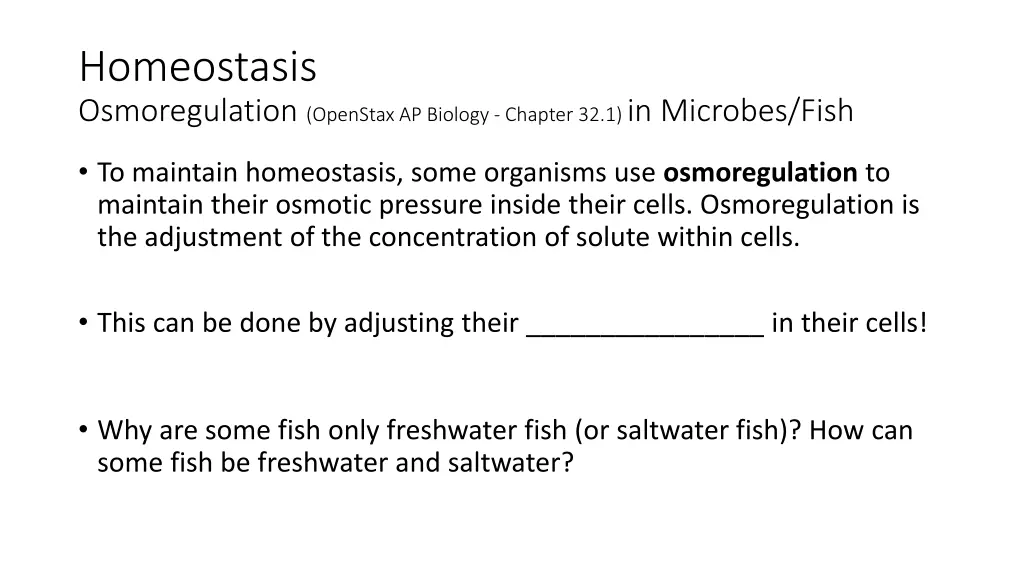homeostasis osmoregulation openstax ap biology