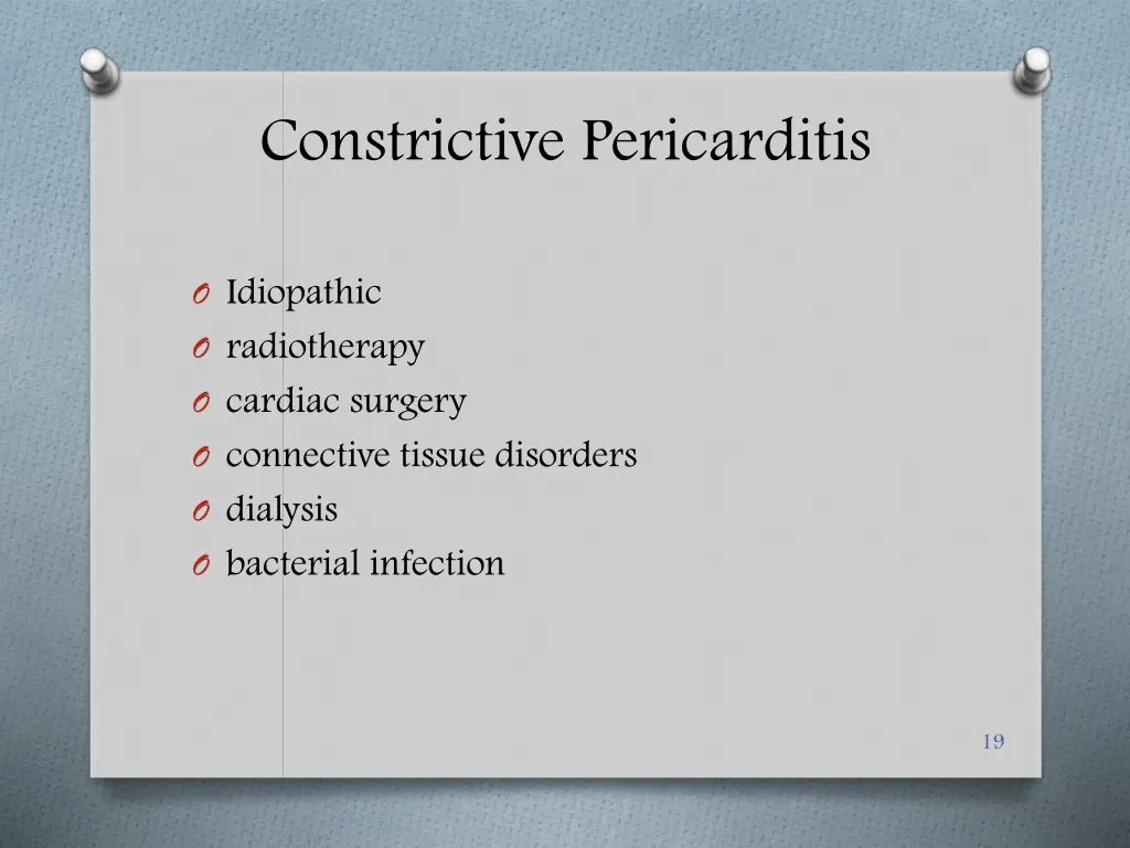 constrictive pericarditis