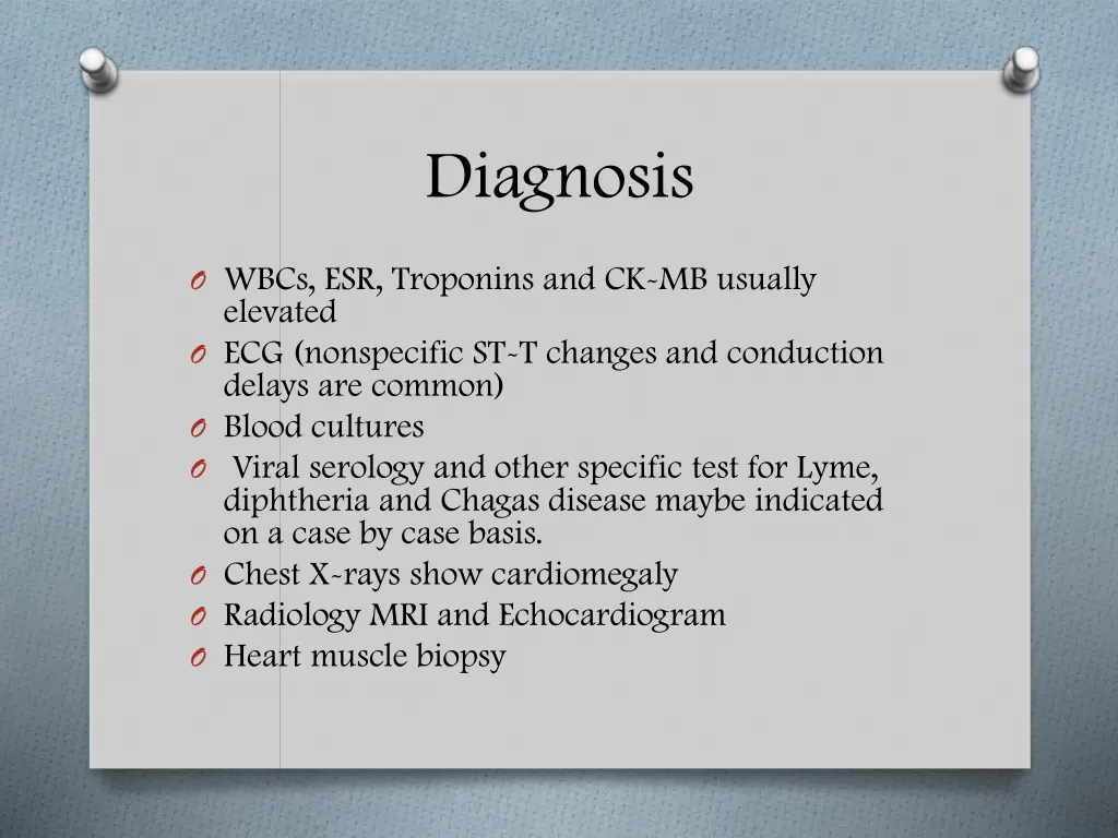 diagnosis