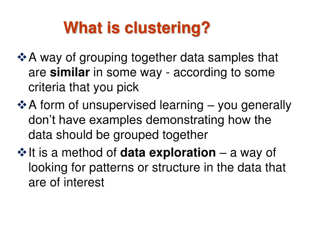what is clustering