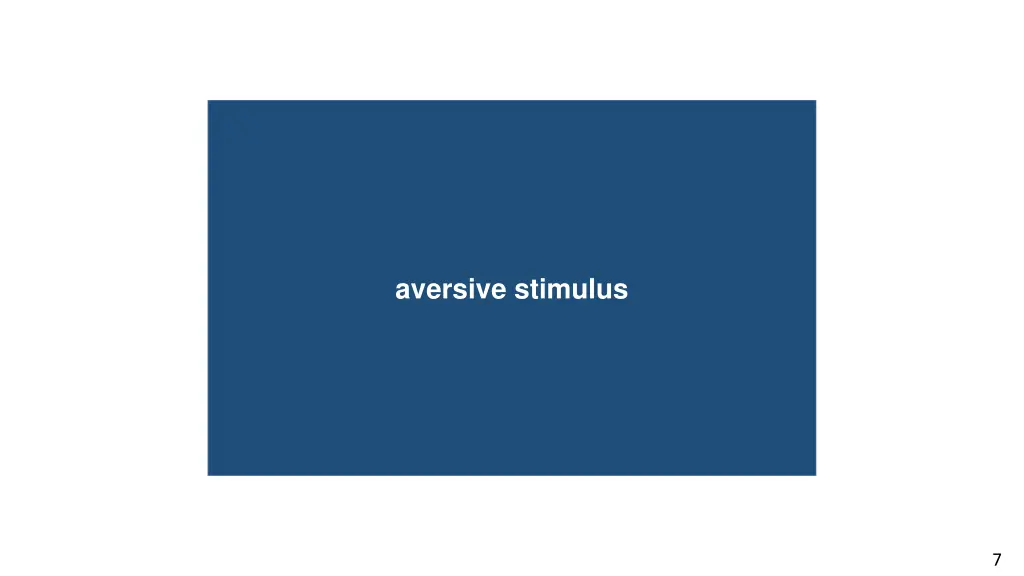 basilar membrane aversive stimulus