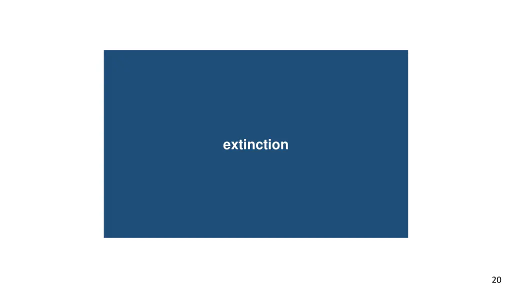 cornea extinction